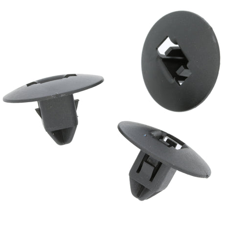 Push Button Clip, Black