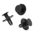 Push Fit Plastic Rivet, 7mm