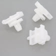 Side Skirt & Sill Moulding Clip, White