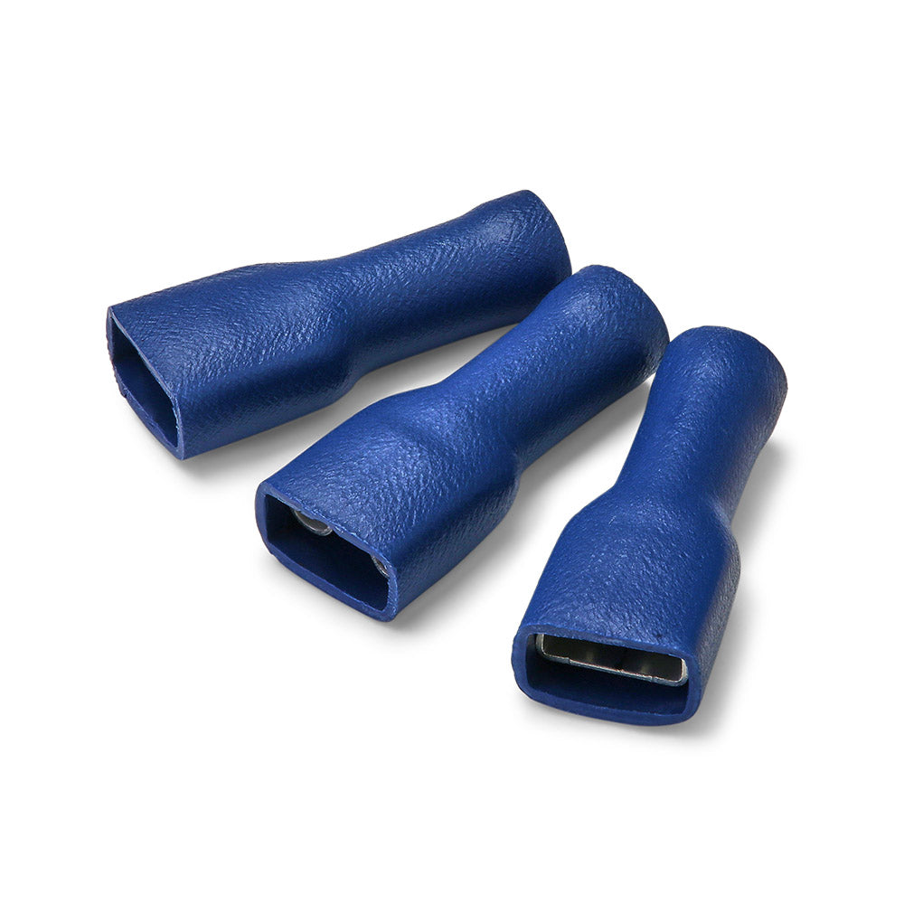 Blue 4.8mm Female Push-on Terminal [Fully Insulated]