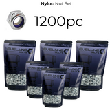 1200pc Nyloc Nut Set - [Free Form A Washers - 1200pc]