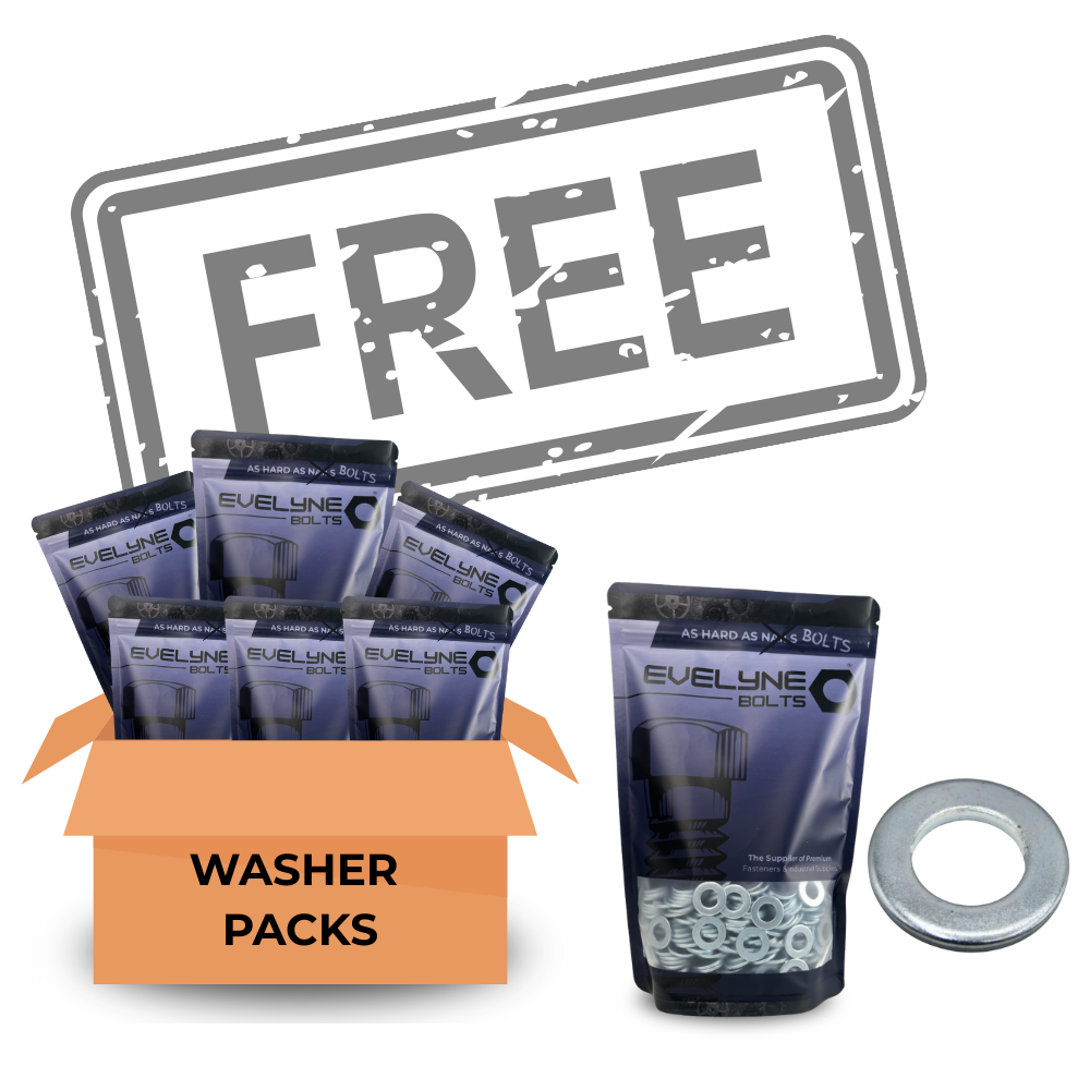 1200pc Nyloc Nut Set - [Free Form A Washers - 1200pc]