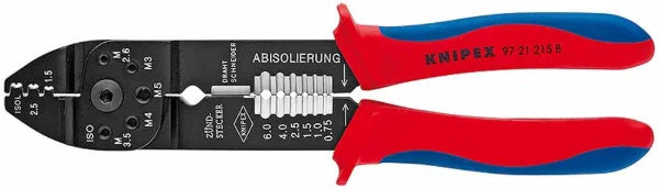 Crimping Pliers for End Sleeves (Ferrules) Plastic Coated