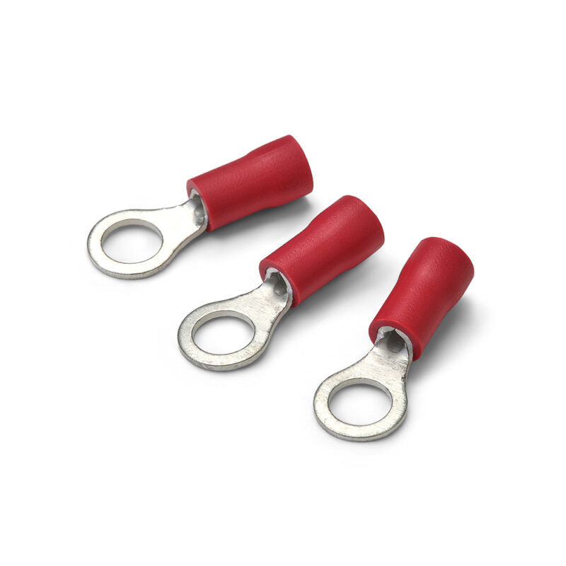 12mm Red Ring Terminal - Pack of 100