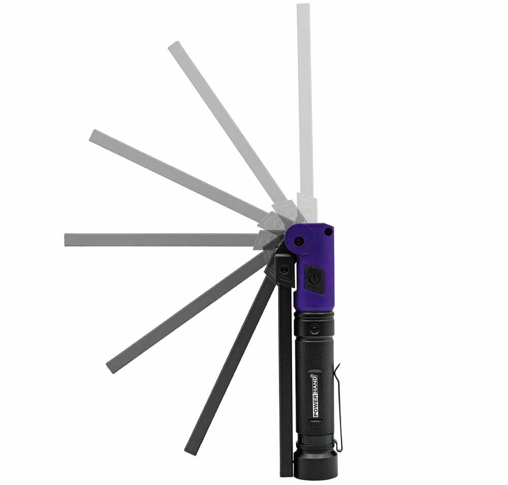 800 Lumen Slimline Folding Work Lamp With UV Function