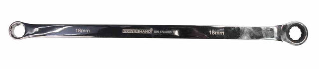Powerhand XL Double Ring Ratchet/Fixed Spanner 18mm