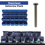 Stainless Steel - Nut, Bolt & Washer Pack [Setscrew Pack]