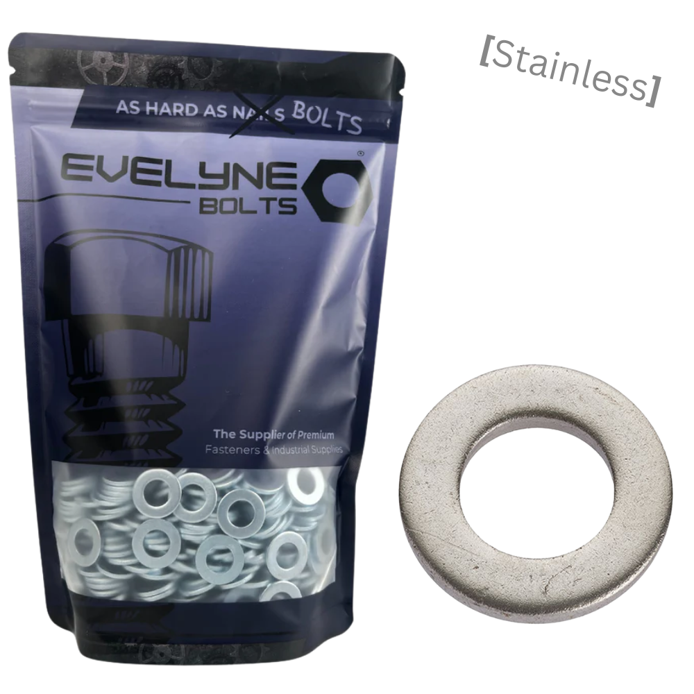 A2 Stainless - Form A Washers - M6 - Evelyne Bolts®