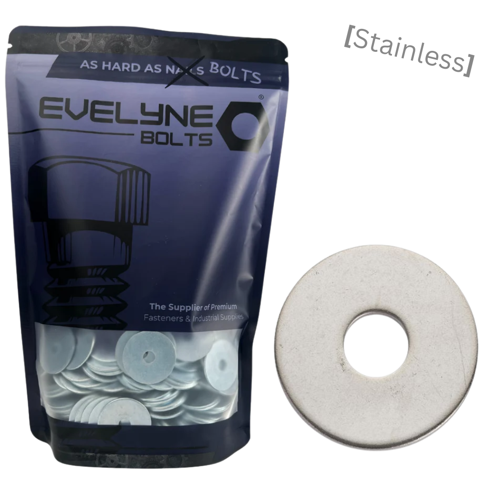 A2 Stainless - Repair (Penny) Washers - M4x20 - Evelyne Bolts®