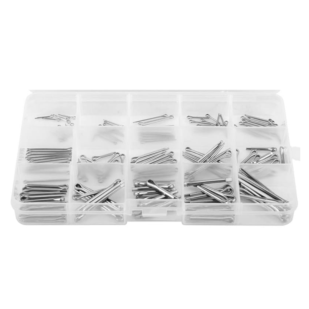 Assorted Small Size Split Pins - 1000 Pack - Evelyne Bolts® – GreaseApe