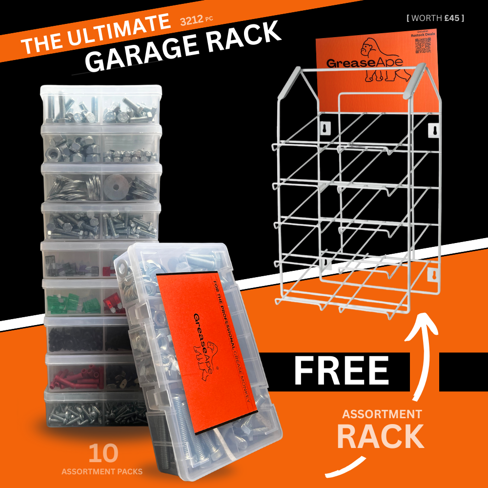 The Ultimate Garage Rack - 10 Full Assorted Boxes [ Free Wall Rack ]
