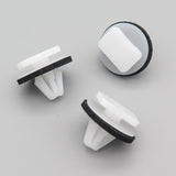 Moulding Clip, White with Washer