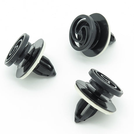 Interior Door Card Clip, Integrated Rubber Seal, Black