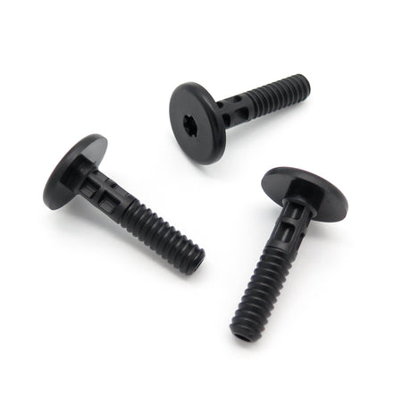 Plastic Fastener, Threaded Bolt for Trim Panels, Total Length 36mm