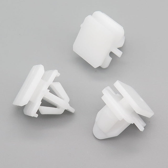 Body Moulding Trim Clip, White