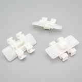 Body Moulding Clips, White