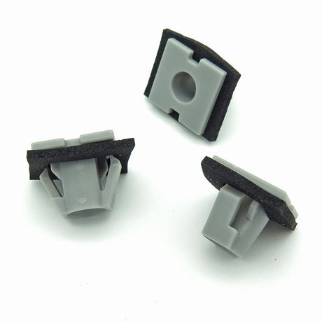 Exterior Moulding Clips, Grey