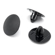 Push Button Retainer, Black
