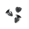 6mm Button Clip, 10mm Head, Black