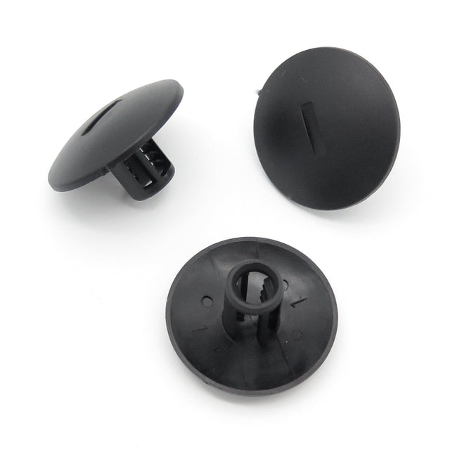 Wheel Arch Lining Clips, Stud Fastening, Black