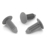 Fir Tree Clip, 7mm Hole, 16mm Head, Light Grey