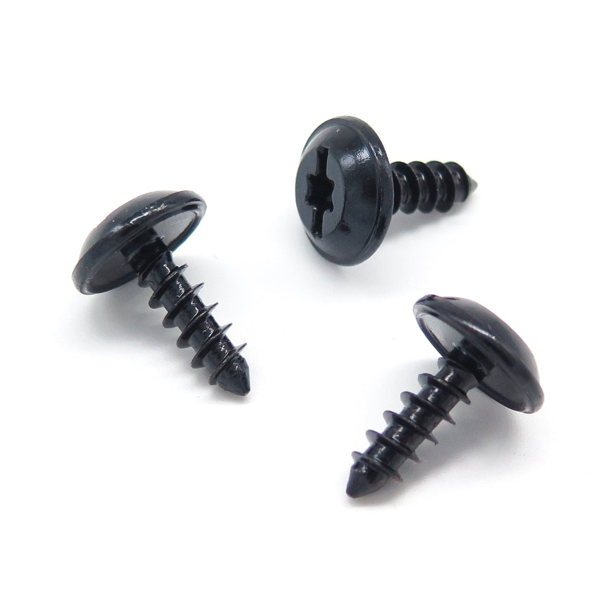 Metal Screw, Slot Headed, Black