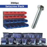 3100pc Nut, Bolt & Washer Pack [Setscrew Pack]