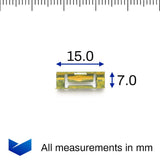 Metal Spring Clip, Spring Steel, Phosphate Coating - image 2