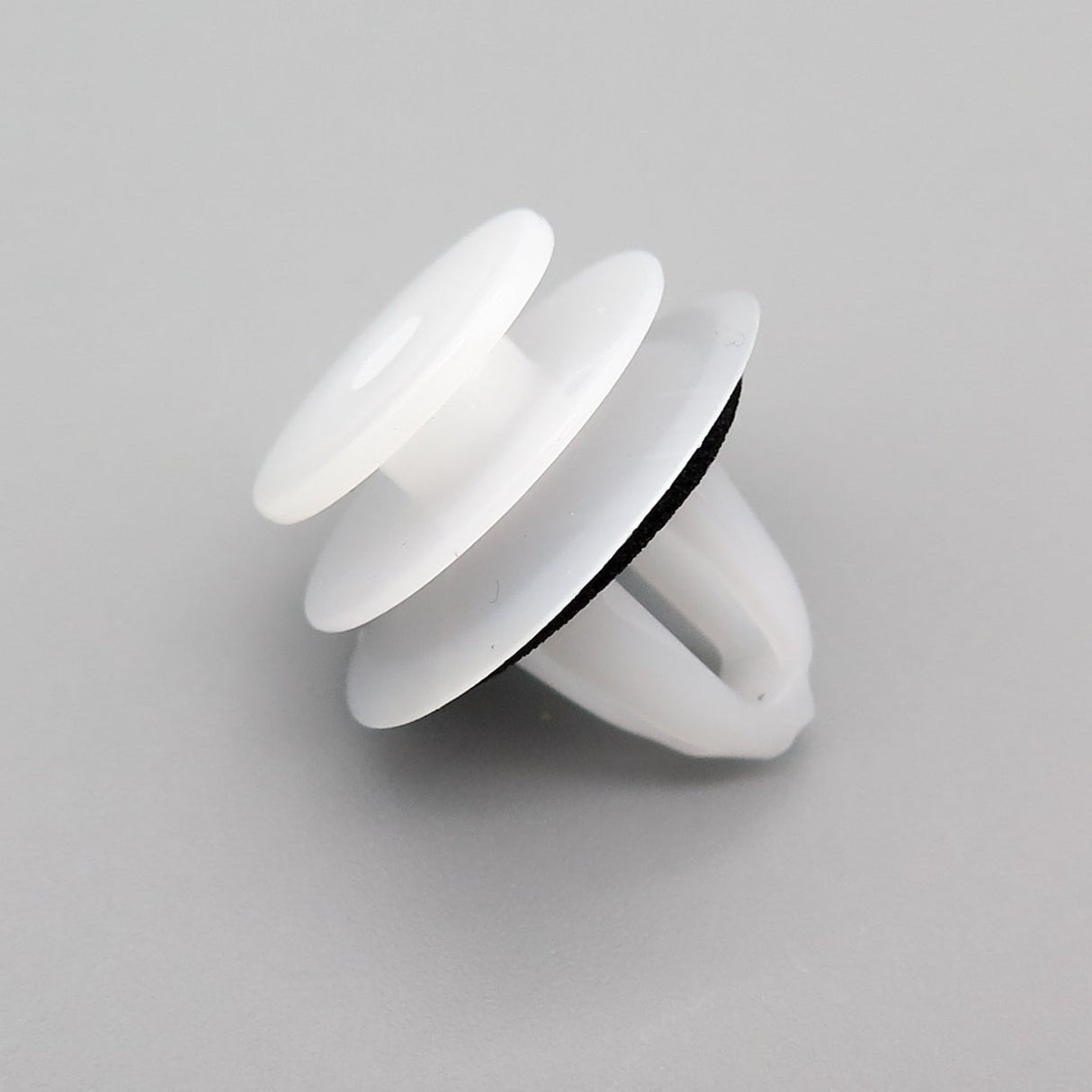 Trim Moulding Clip, White with Washer - image 3