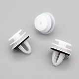 Trim Moulding Clip, White with Washer