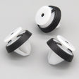 Trim Panel & Moulding Clip, White with Rubber Seal