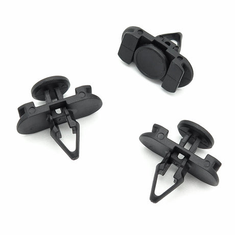 Push Fit Door Seal Clip, Black