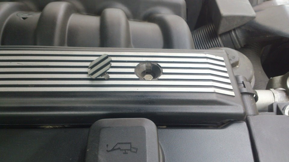 Cylinder Head Cover Caps, Black and Silver - image 3
