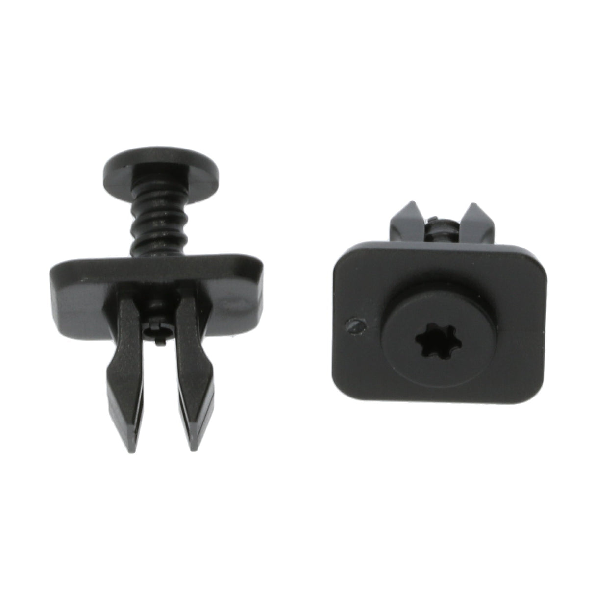 Square Collar Screw Fit Clip, Black - image 3