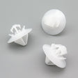 Exterior Moulding Clip, White