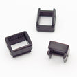 Square Retainer Clip, Black