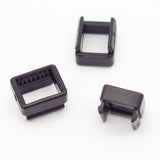 Square Retainer Clip, Black