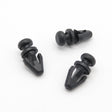 Door Gasket Clip, Round Head, Black