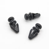 Door Gasket Clip, Round Head, Black