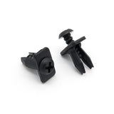 Plastic Fastener, Screw Fit Rivet, Rectangular Collar, Black - image 3