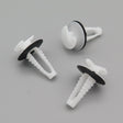 Interior Trim Retainer, White with Washer