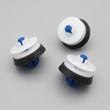 Interior Trim Clip, Blue/White with Rubber Seal
