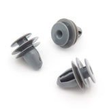 Trim Moulding Clip, 9mm Hole, Grey