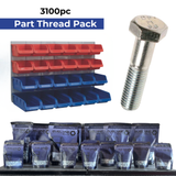 3100pc Nut, Bolt & Washer Pack [Part Thread Pack]