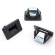 Insert Clip with Metal Spring, Black