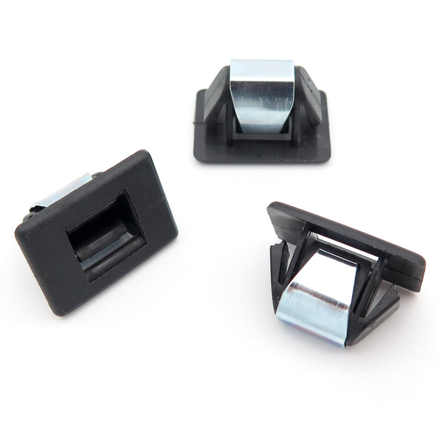 Insert Clip with Metal Spring, Black