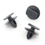 Trim Moulding Clips, Rectangular Head, Black