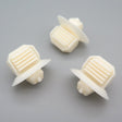Interior Pillar & Trim Clips, White
