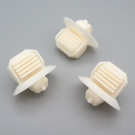 Interior Pillar & Trim Clips, White