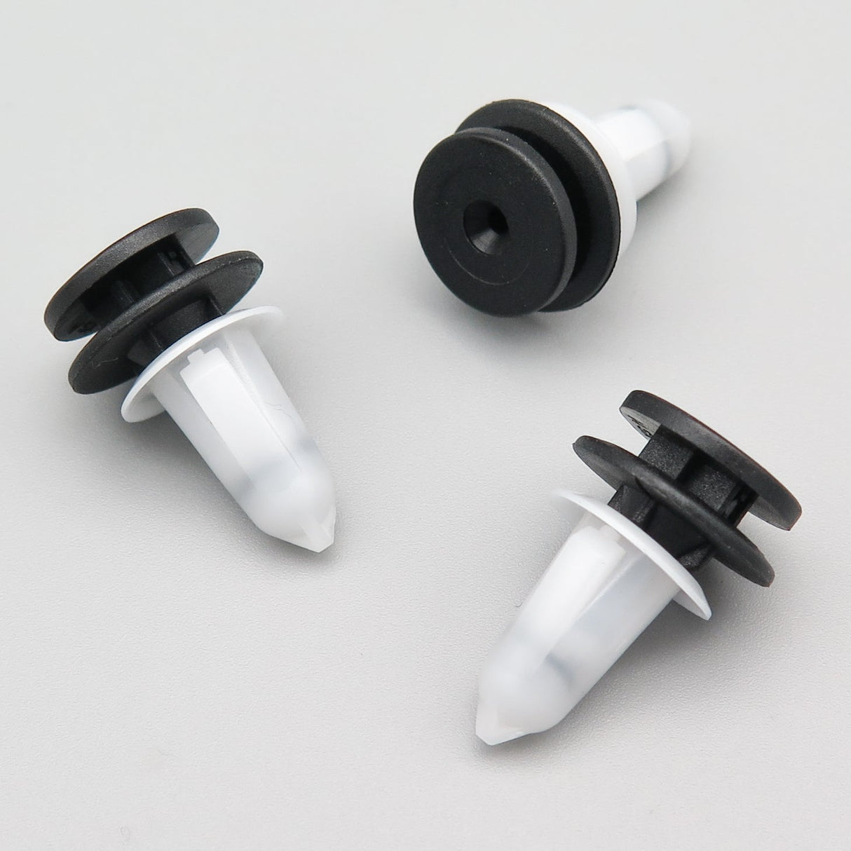 Trim Panel Fastener, White / Black